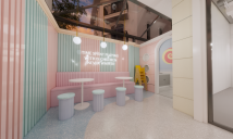 Thiết Kế Quán Cafe Với Sắc Màu Nhiệt Đới